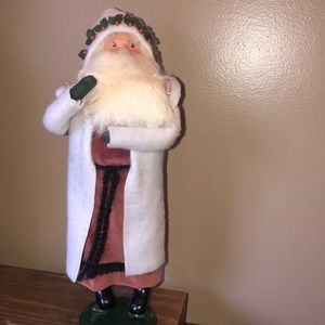 The Carolers - Byers’ Choice ~ Santa ~ Signed and Dated 1986 ~ White Coat